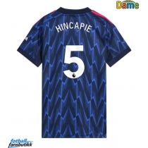 Arsenal Piero Hincapie #5 Bortedrakt Dame 2025-26 Kortermet